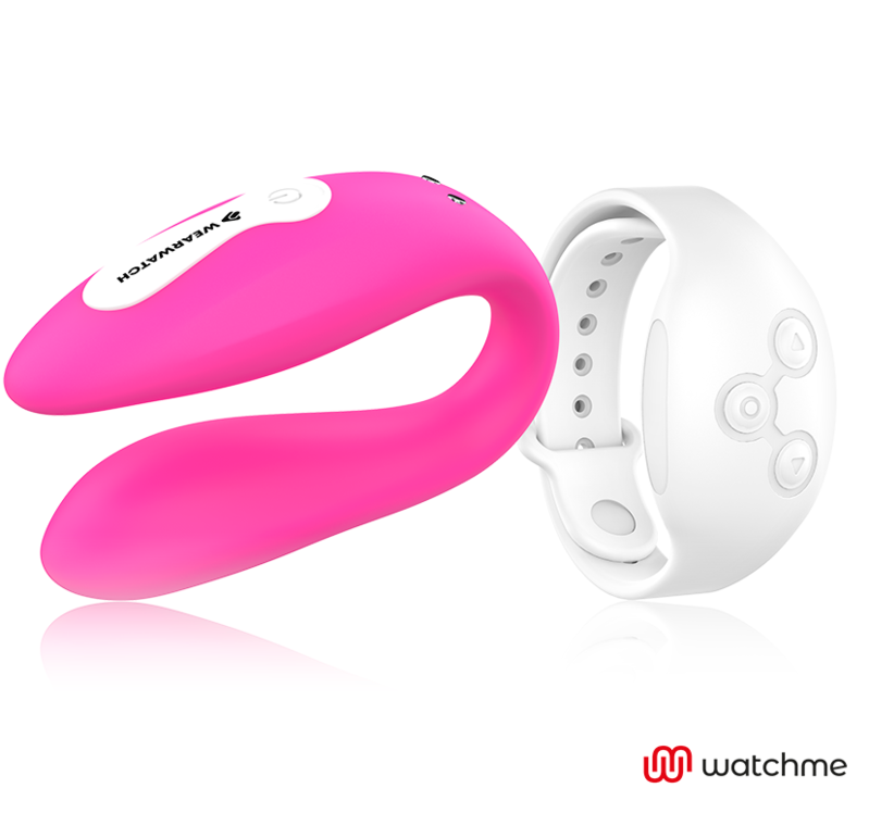 Wearwatch - Watchme Vibratore A Doppia Tecnologia Fucsia / Neve