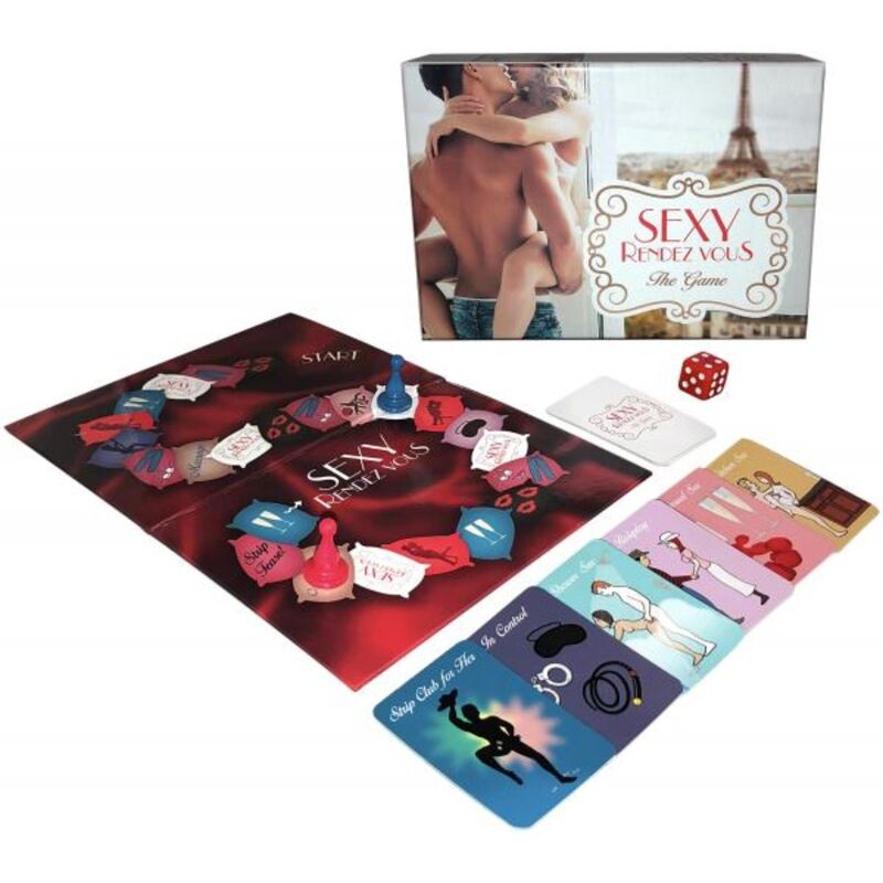 Gioco romantico per coppie con carte sensuali e tabellone per preliminari sexy Kheper Games